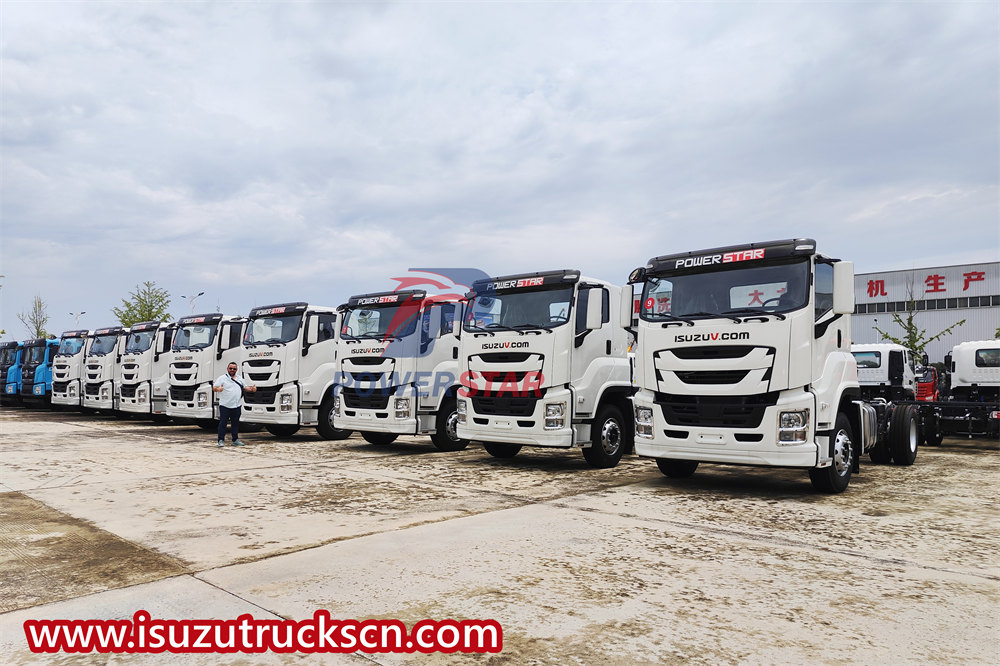 
     15 бірлік Isuzu VC66 FTR жүк көлігінің шассиіне еуропалық тапсырыс беруші тапсырыс береді
    