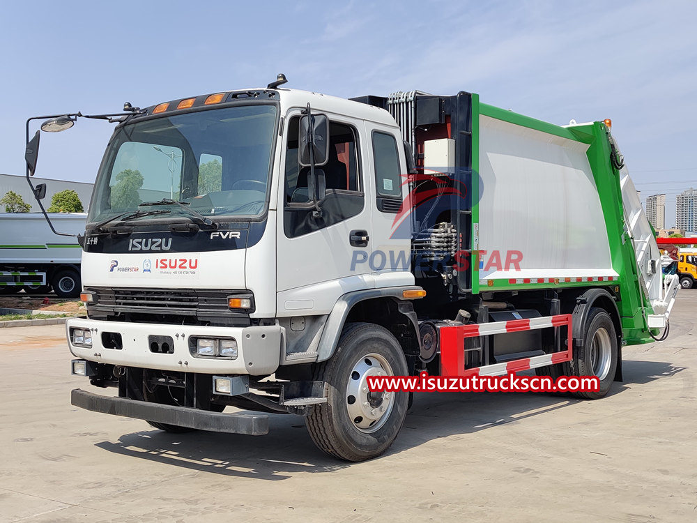 
     Isuzu қысылған қоқыс таситын машинаның функциясын енгізу
    