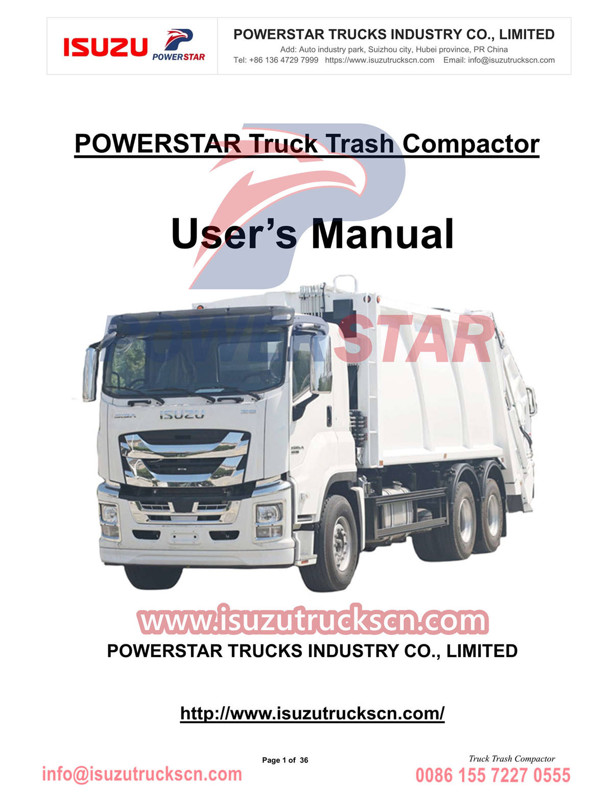 
     Иорданиялық тұтынушы POWERSTAR Isuzu GIGA 22 куб метр жүк тиегіш қоқыс жинағышты сатып алады
    