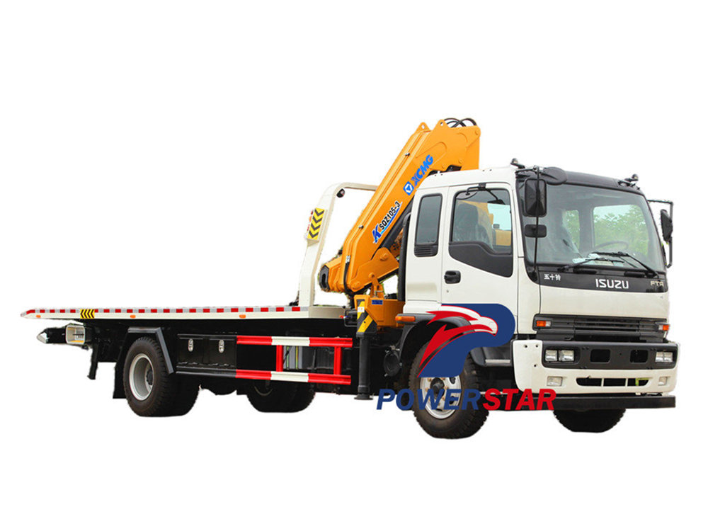 
     Кран нұсқаулығы бар Isuzu FTR Wrecker жүк көлігі
    