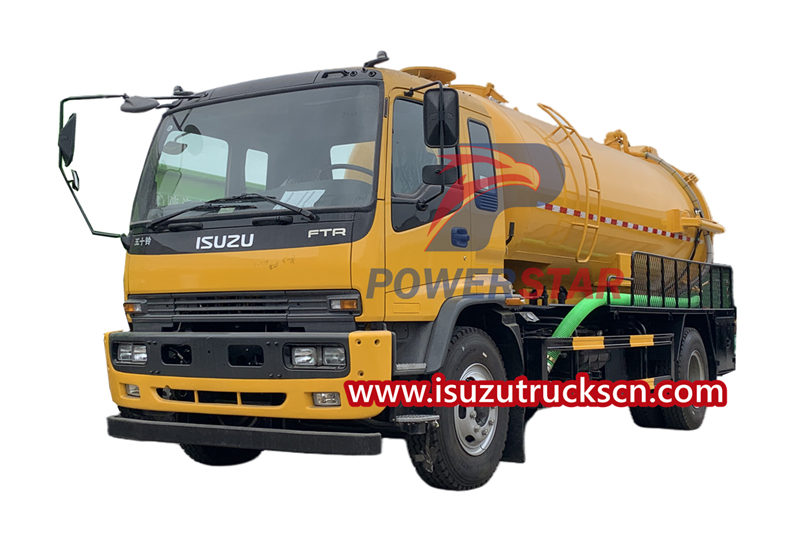 
     Жапония Isuzu NPR 5000L вакуумдық жүк көліктері 4HK1 190 ат күші қозғалтқышы бар
    